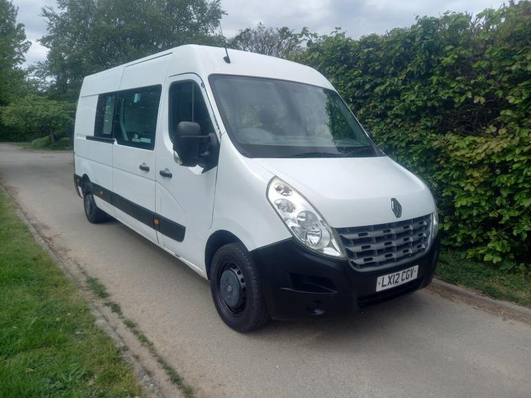 2012 Renault Master LM35dCi 125 Medium Roof Van 9 seater crew van ideal camper converter no vat P...