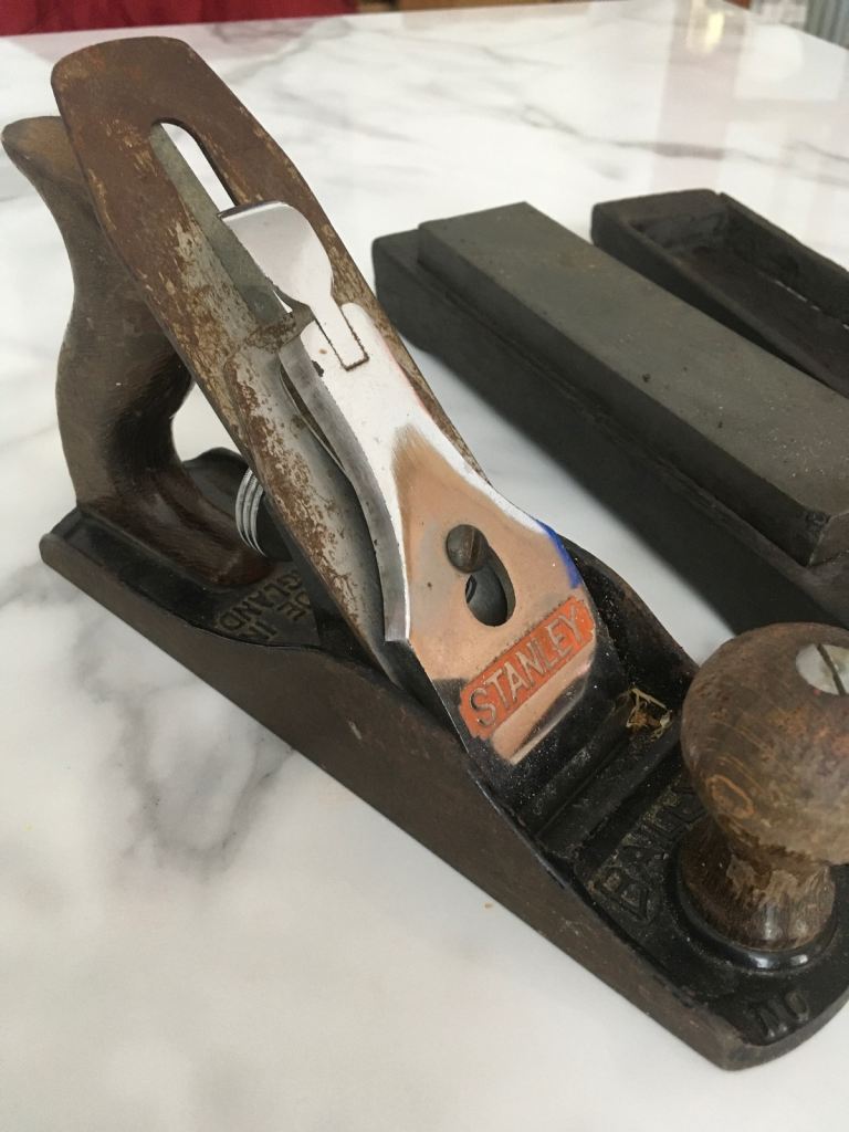 Joiners Stanley Plane with sharpening stone.