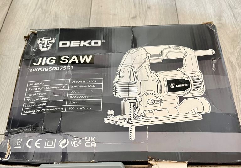 DEKO DKPJGSD075C1 Jig Saw 800W – Brand New