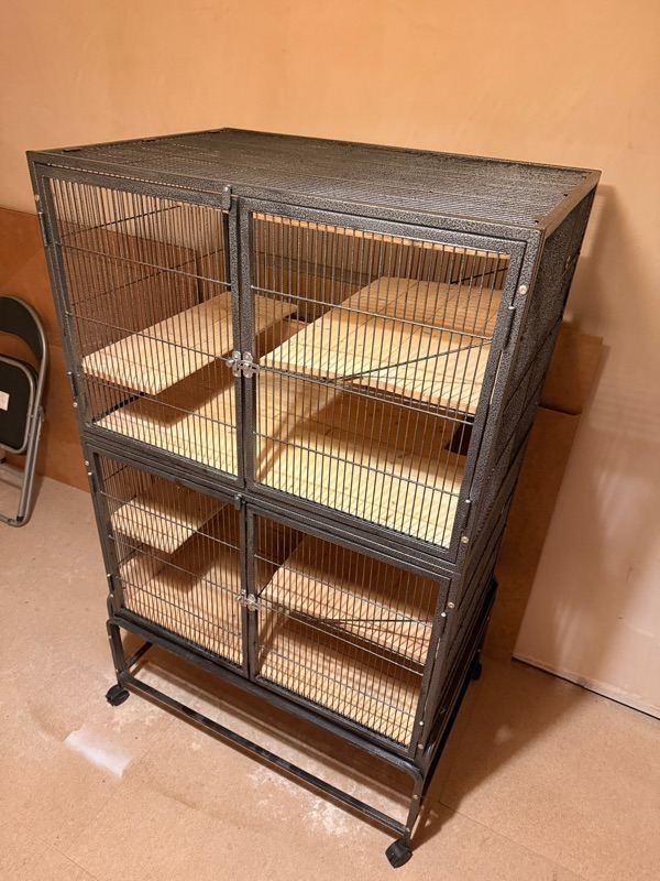 Double Rodent Cage & Accessories