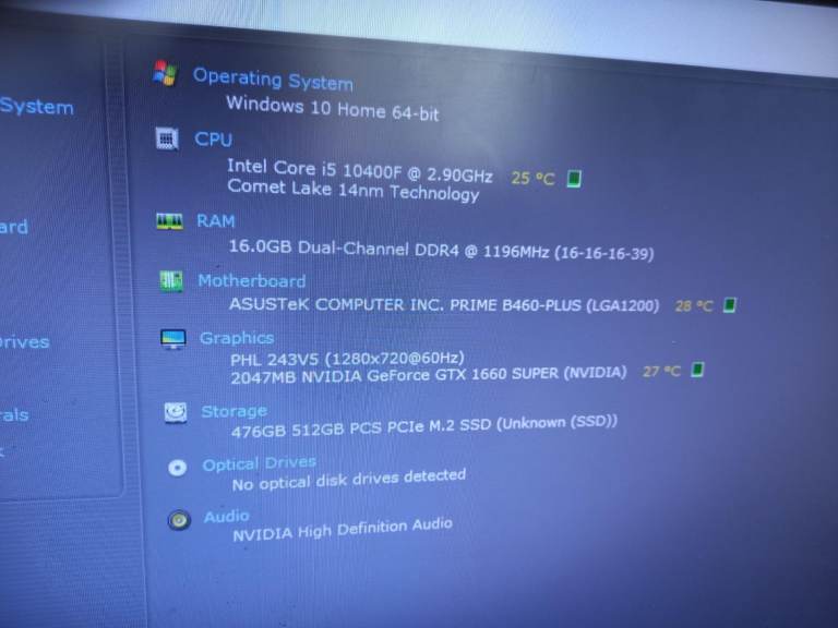 Desktop gaming computer