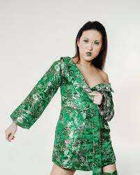 NEW Pretty Little Thing Green Kimono Coat