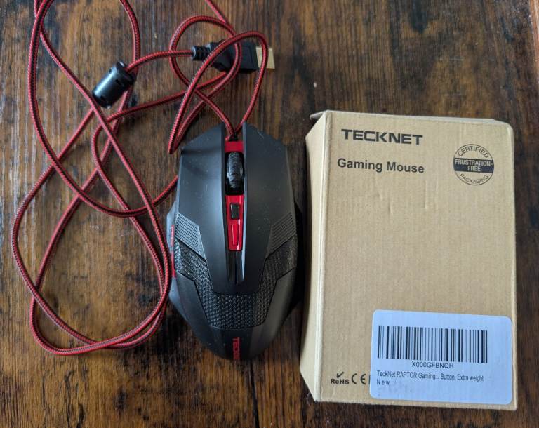 Tecknect Raptor Gaming Mouse XOOOGFBNQH 