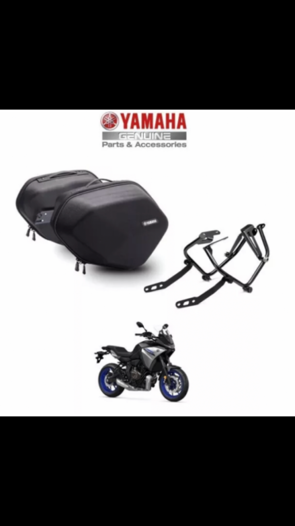 New Genuine Yamaha Tracer 7/700  Soft ABS Side Cases Pannier Luggage With Brackets