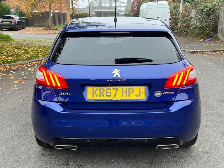 2017 Peugeot 308 1.2 PureTech 130 GT Line 5dr HATCHBACK Petrol Manual