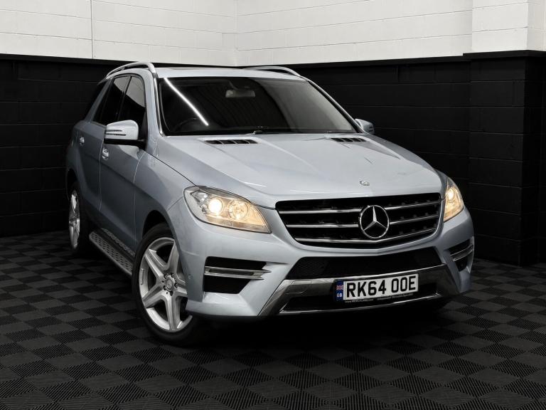 2014 64 MERCEDES ML350 AMG SPORT BLUETEC 3.0 V6 DIESEL 4WD EURO 6 SILVER