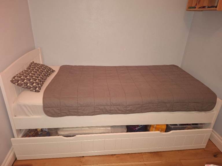 Wood Single Bed Frame - Good Condition