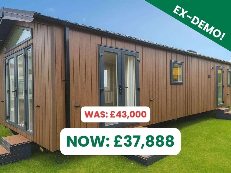 The Cottage 38ft x 13ft, 2 Bedroom Lodge MOBILE HOME STATIC CARAVAN ANNEXE