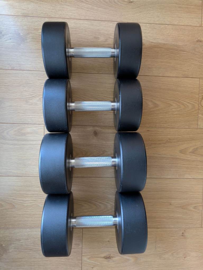 Dumbbells - pair of 20kg and pair of 28kg
