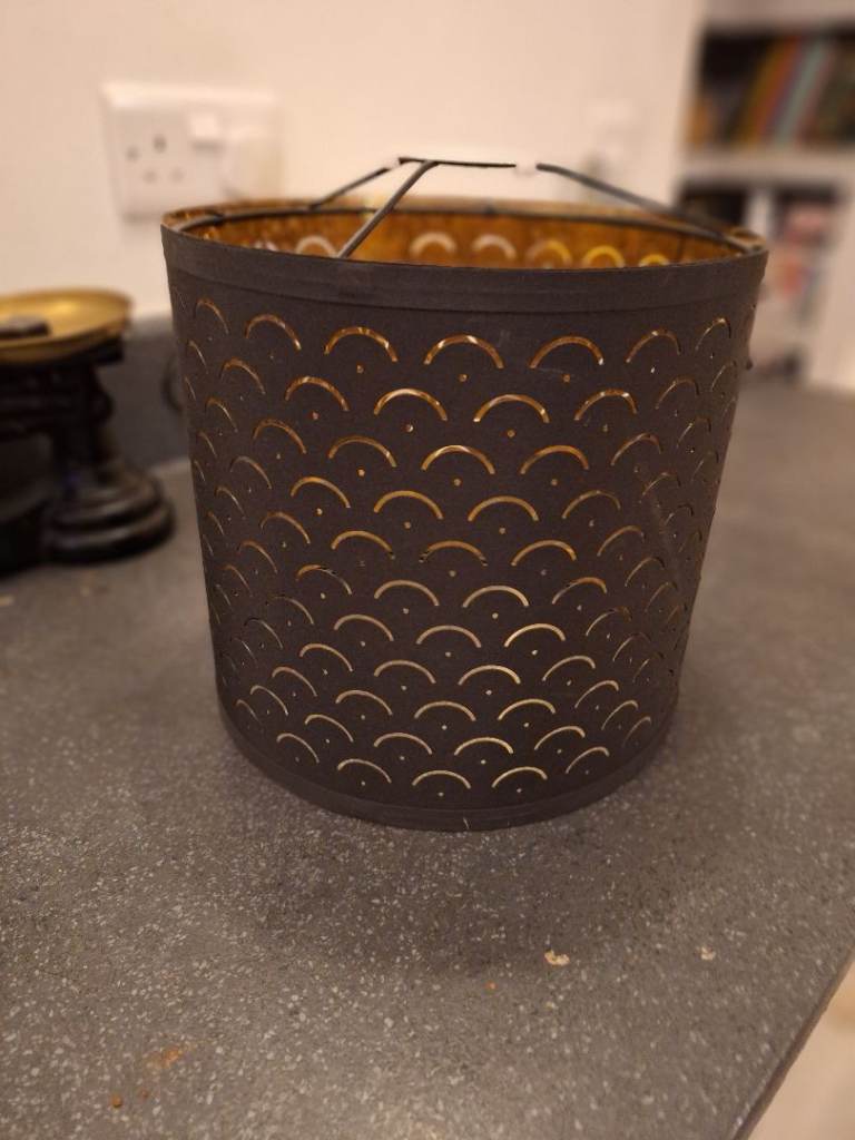 Glamorous black light fitting