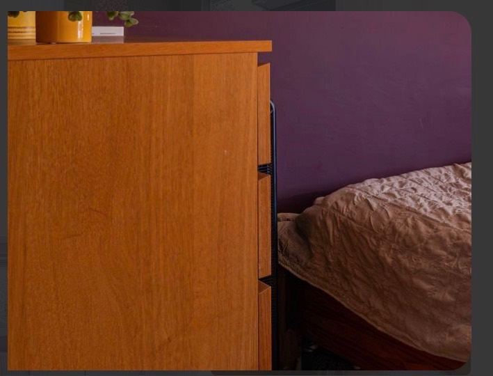 Ikea Malm chest of 6 drawers in oak