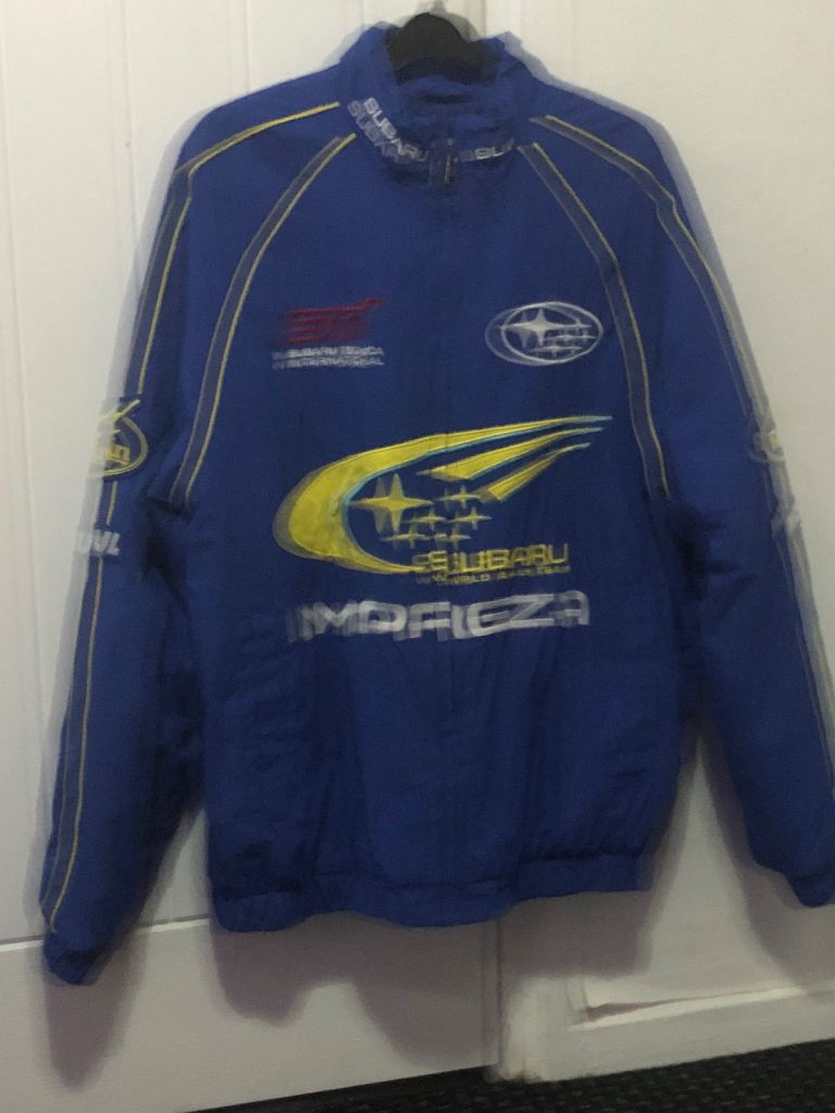 Subaru Impreza Rally Jacket - Blue, Good Condition