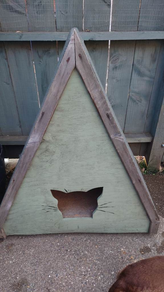 Outdoor cat house 
