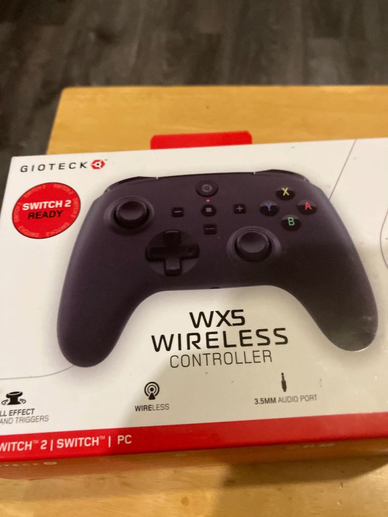 New Gioteck WXS Wireless Controller for Switch/PC