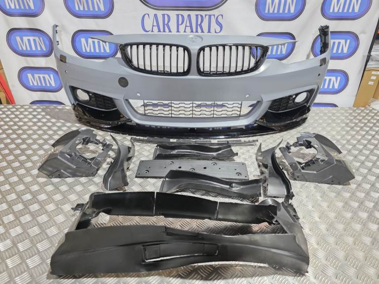 Front Bumper For BMW 4 Series 13-22 F32 F33 M Sport Splitter 