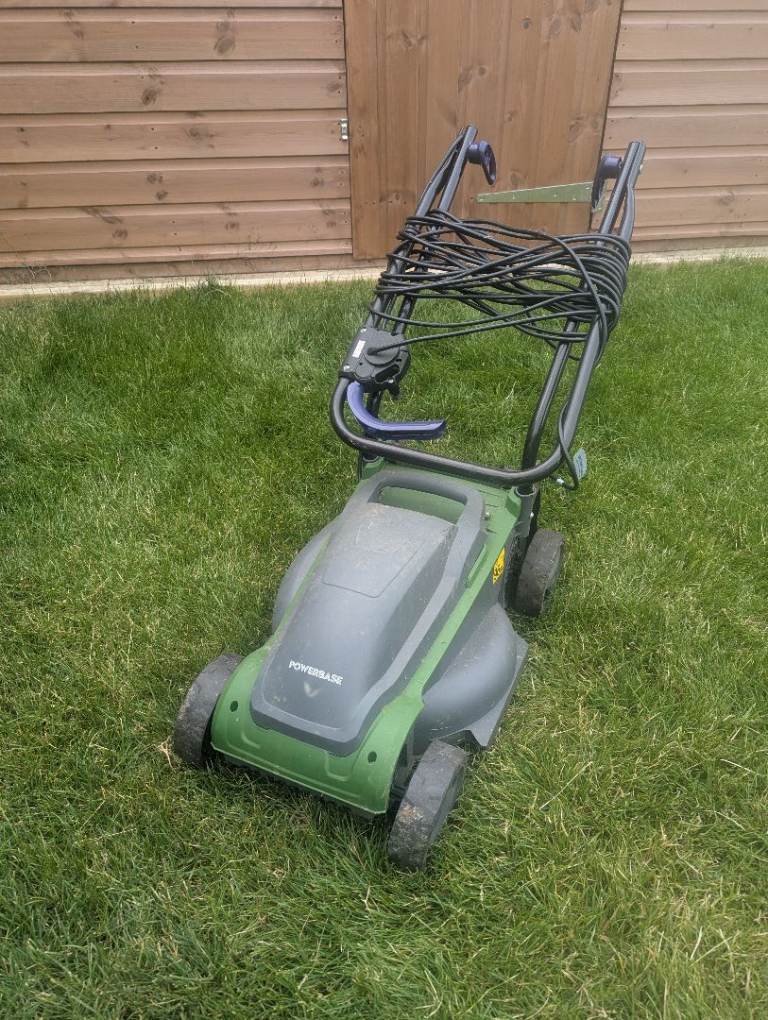 POWERBASE Electric Rotary Lawn Mower MGE1232E – Good Condition