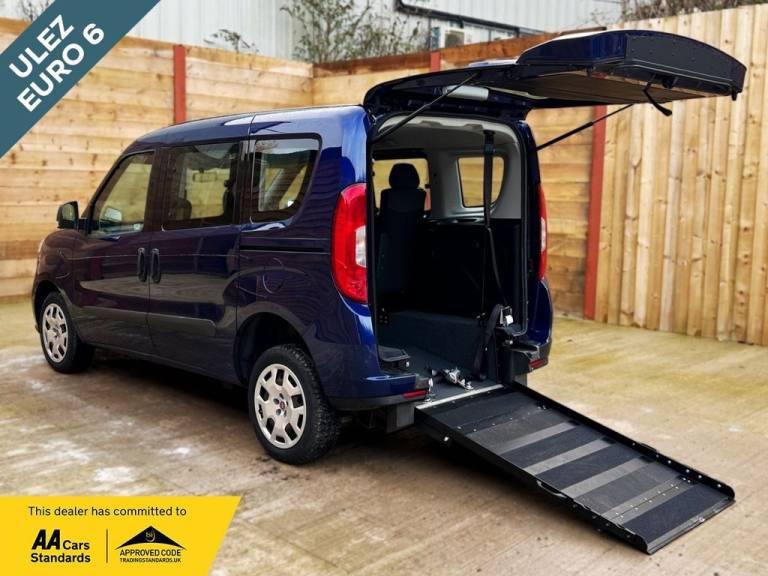 2018 Fiat Doblo 3 Seat Petrol Wheelchair Accessible Disabled Access Vehicle WAV MPV Petrol Manual