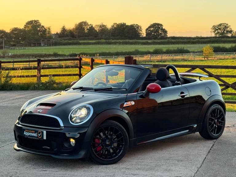 2012 MINI ROADSTER CONVERTIBLE 1.6 JOHN COOPER WORKS, WOW LOW 39,697 MILES !!