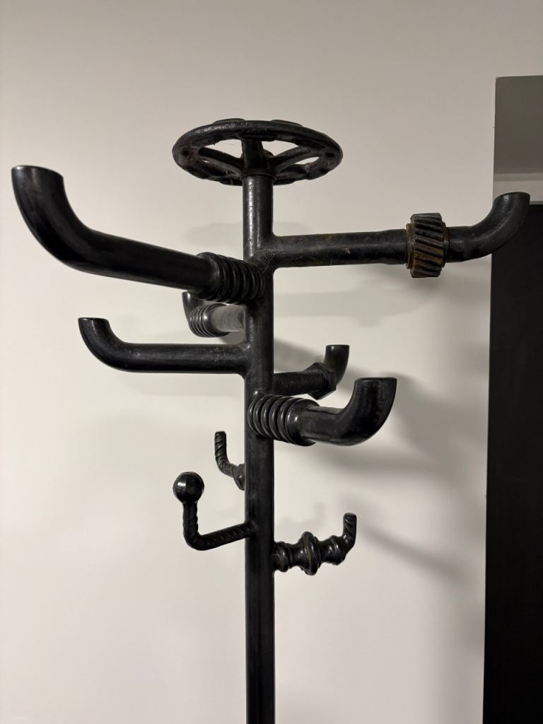 Industrial Style Metal Coat Rack - Fair Condition, £25.00 for Sale