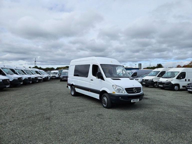 2013 ON 13 PLATE MERCEDES BENZ SPRINTER 516CDI 160BHP MWB DIESEL CREWVAN 