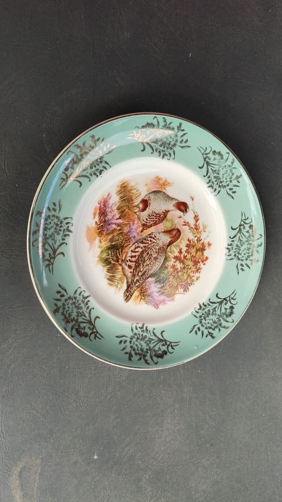 Pheasant, partridge and fox Collectable plates 