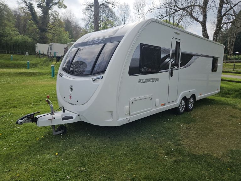 2021 Registered Swift Europa 635 Caravan in excellent condition. 4/5 berth.