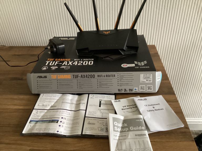 image for Wi fi 6 Router ASUS TUF AX4200