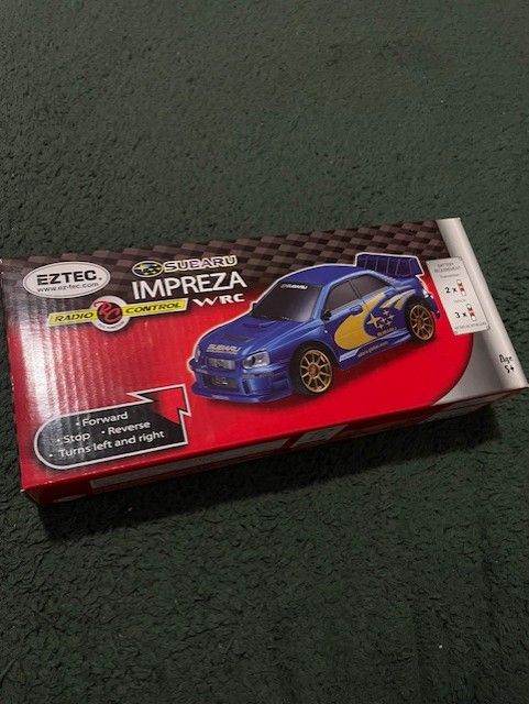  3x Brand New Sealed EZTEC Subaru Impreza WRC RC Cars