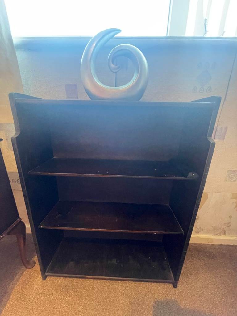 Vintage Wooden Bookcase / Shelving Unit