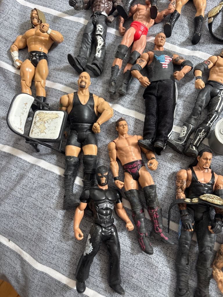 Bundle of WWE Wrestling Action Figures – Good Condition