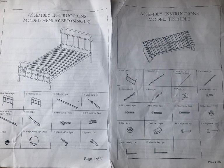 Single Trundle Bed