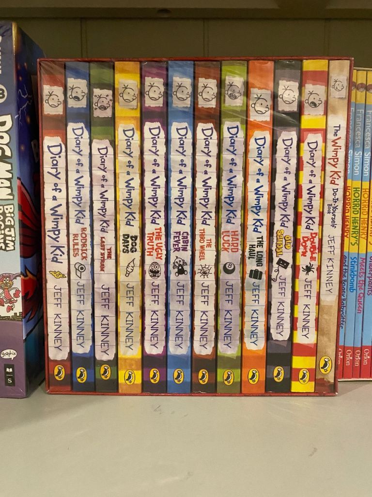Diary of a wimpy kid bookset