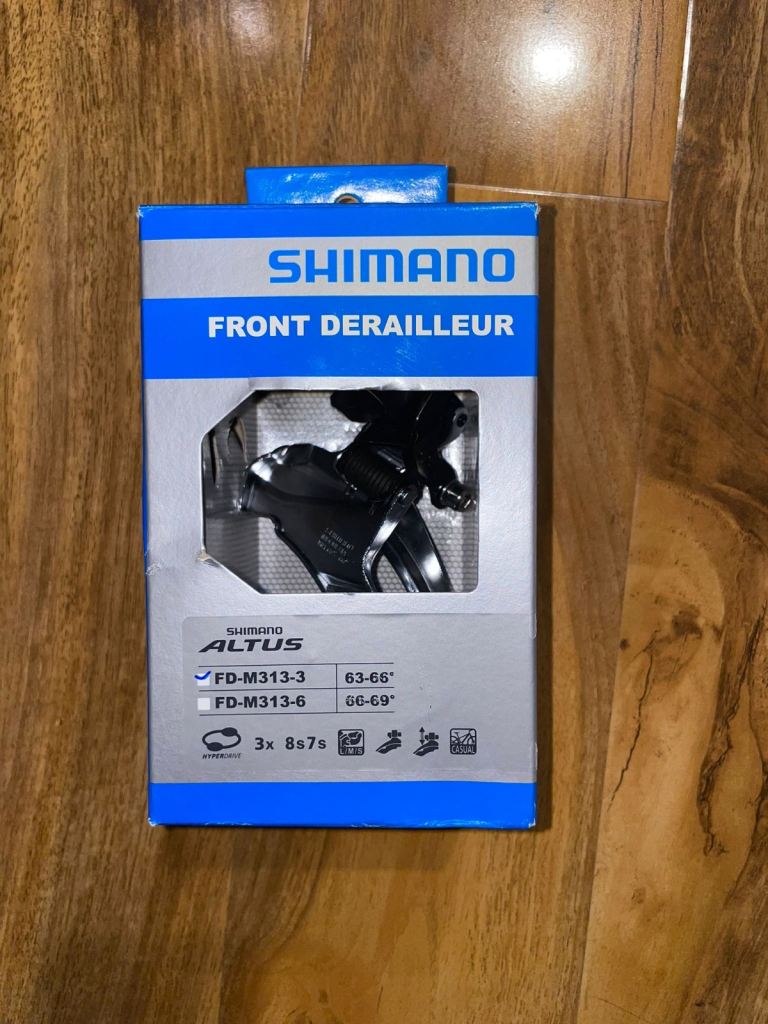 Shimano Altus FD-M313 3-Speed Front Derailleur 31.8MM/34.9MM