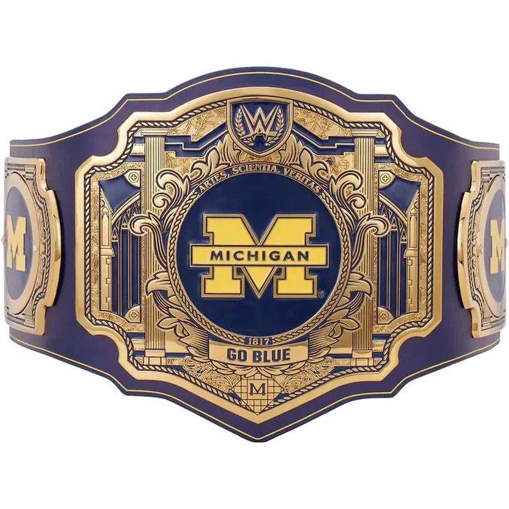Michigan Wolverines WWE Legacy Title Belt - wrestlegears