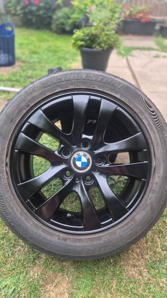 BMW 16" Wheels - Full Set - Matt Black - 5x120