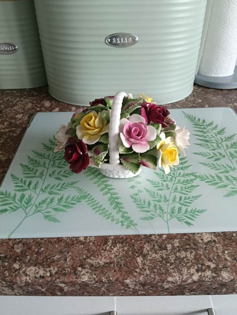 Royal doulton basket of flowers