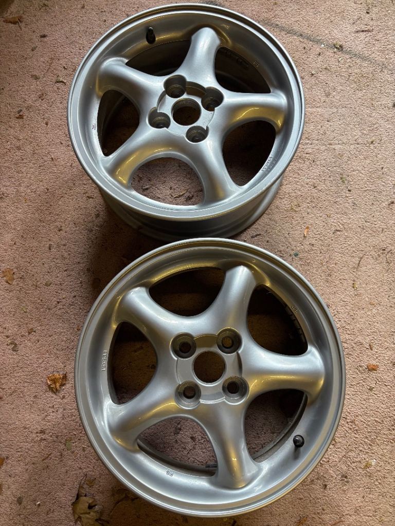 Two Mazda MX5 alloy wheels 