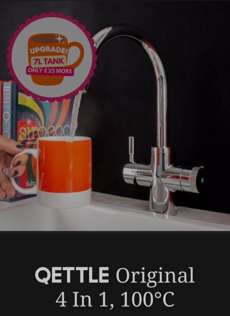 Qettle 100 degree 4 in 1 boiling water tap RRP £990