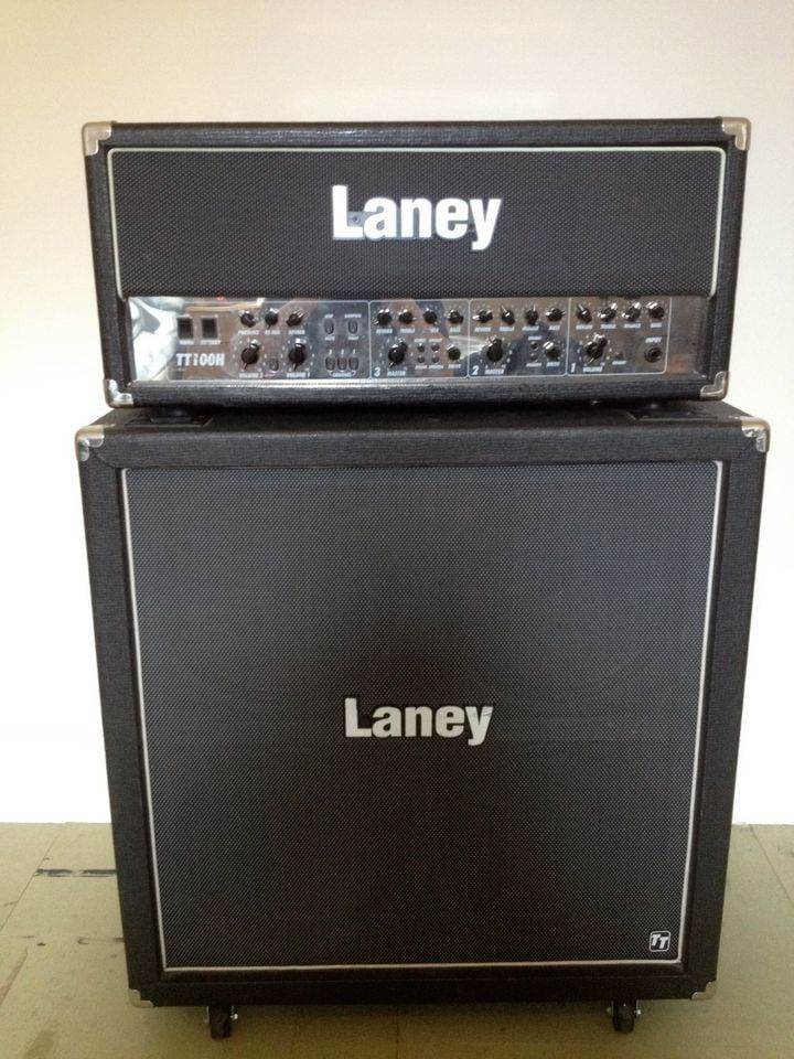 image for Laney TT100H amplifier 100w power amp head cab metal rock clean peavey guitar marshall rare cabinet