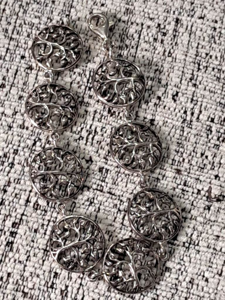 Sterling Silver tree of life bracelet each one hallmarked 