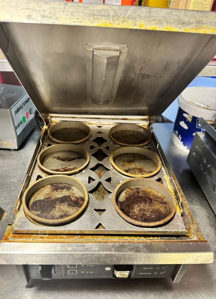 Commercial egg station 