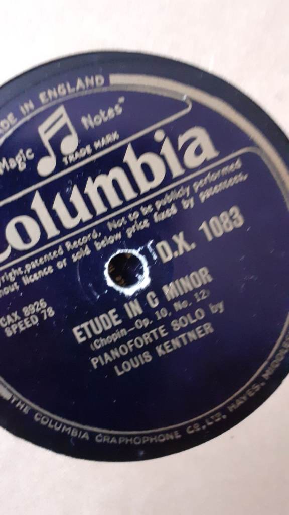 9 x Vinyl 78 rpm, 12ins records. 