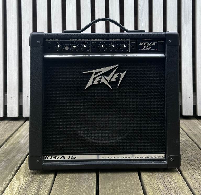 Peavey KBA 15 Amplifier, For Acoustic Instruments, Keyboards, Synth Drums