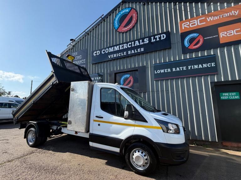 2022 Ford Transit 2.0TDCI 350 LEADER ECOBLUE Single Cab Tipper Tool Box Euro 6  CHASSIS CAB Diese...