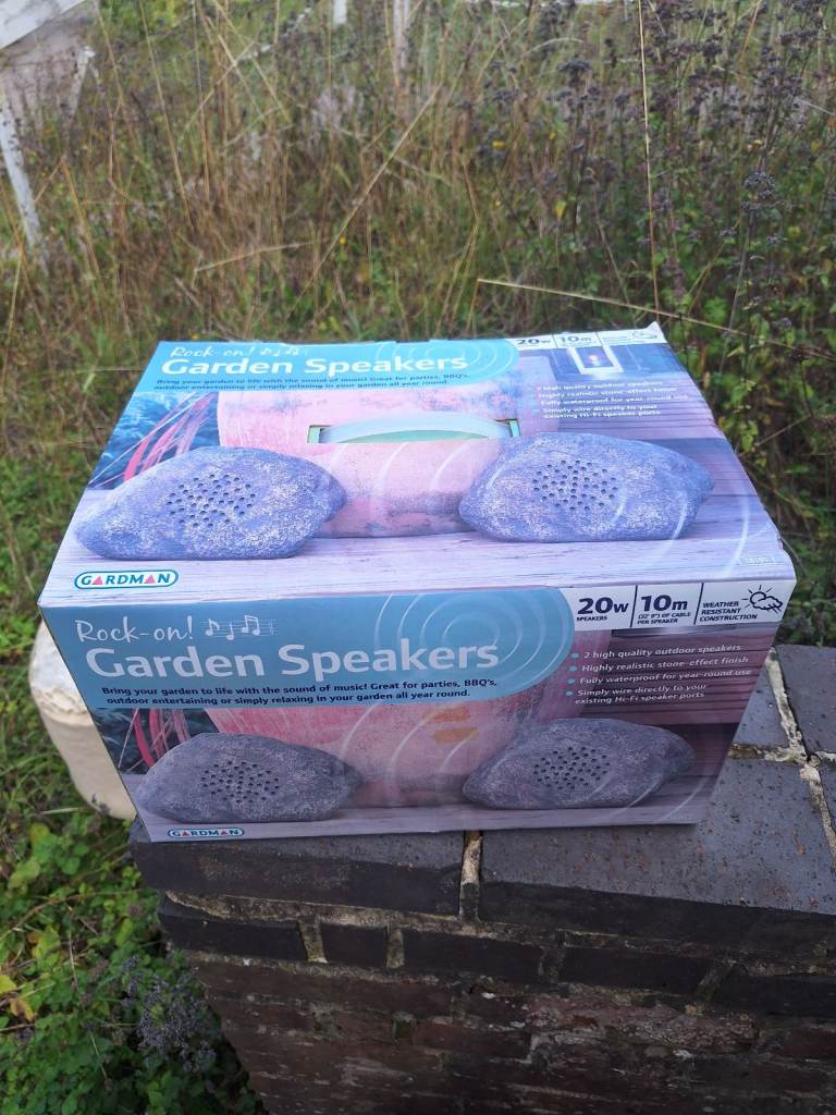 Unused Garden Speakers 