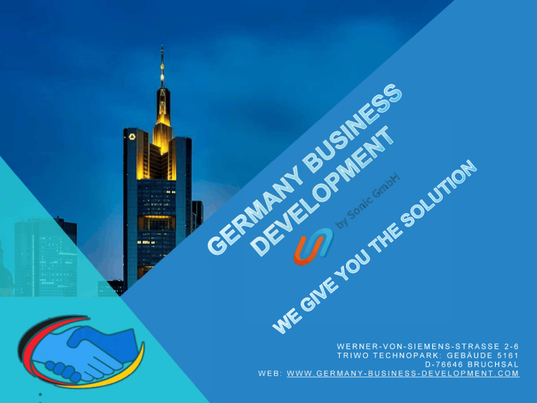 Germany-Business-Development - Your partner for your business in Germany