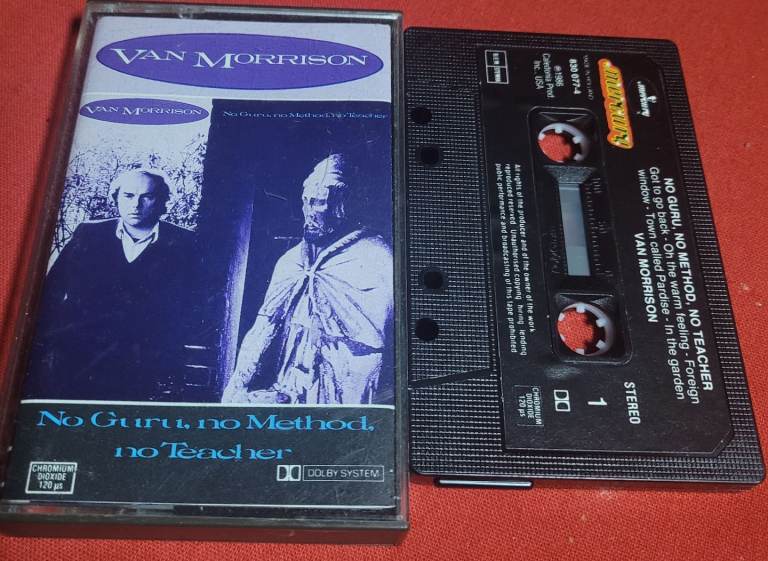 VAN MORRISON No guru no method no teacher Cassette Tape A4