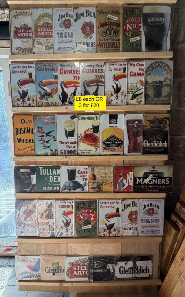 Selection of Wall Plaque - Man caves/ Home Bars etc.