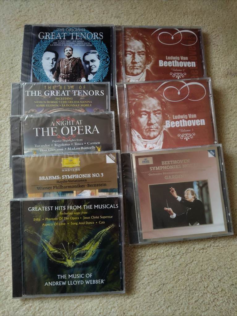 NEW UNOPENED CLASSICAL DVD'S 