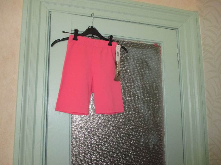 New Pink Bike Shorts with Tags
